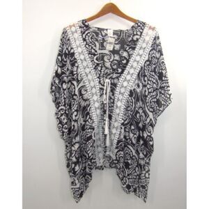 NWT Women's One Size Lightweight Flowy Kimono Swimsuit Cover Up